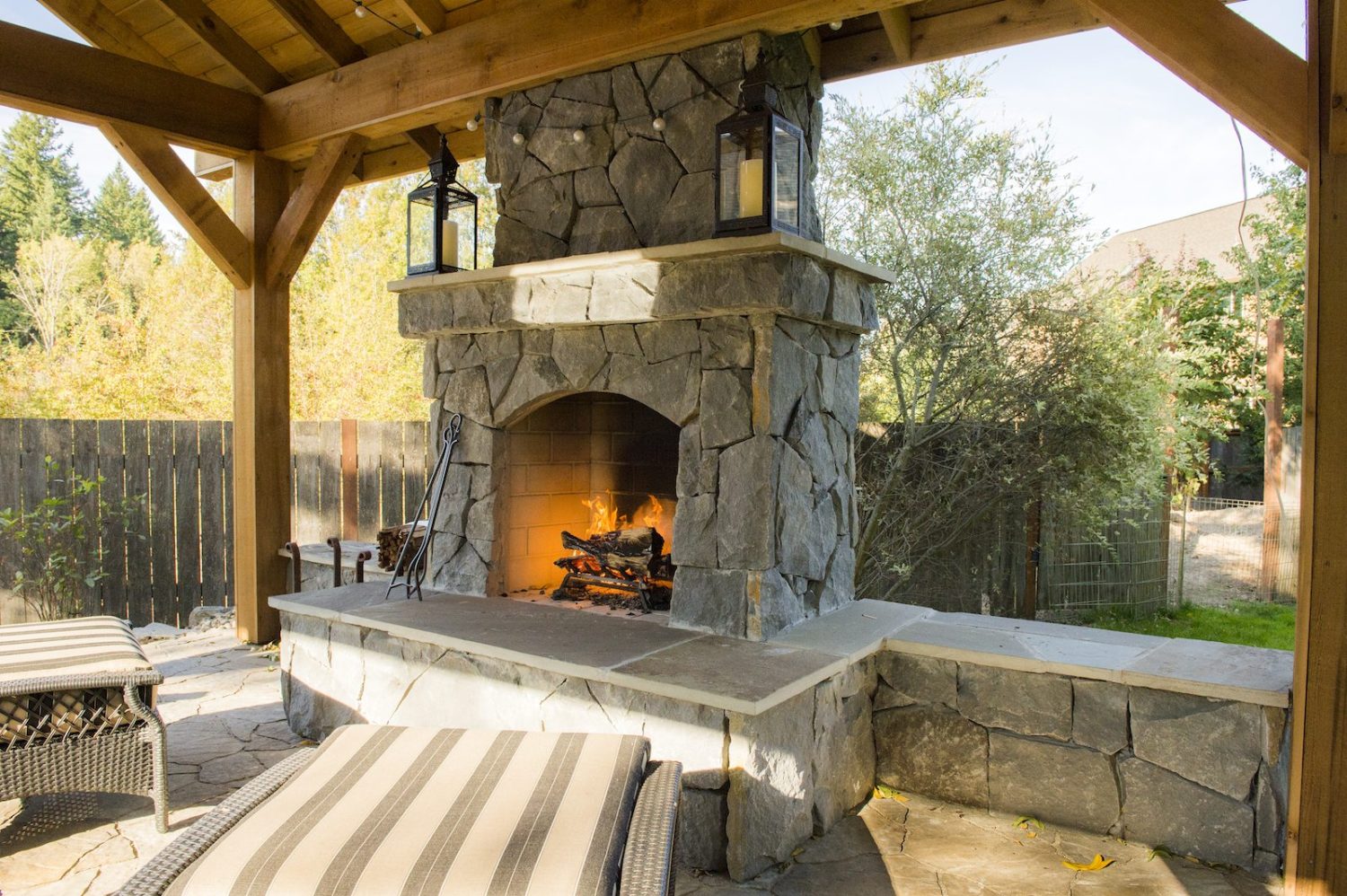 Portfolio Fireplaces & Fire Pits Oregon Landscape