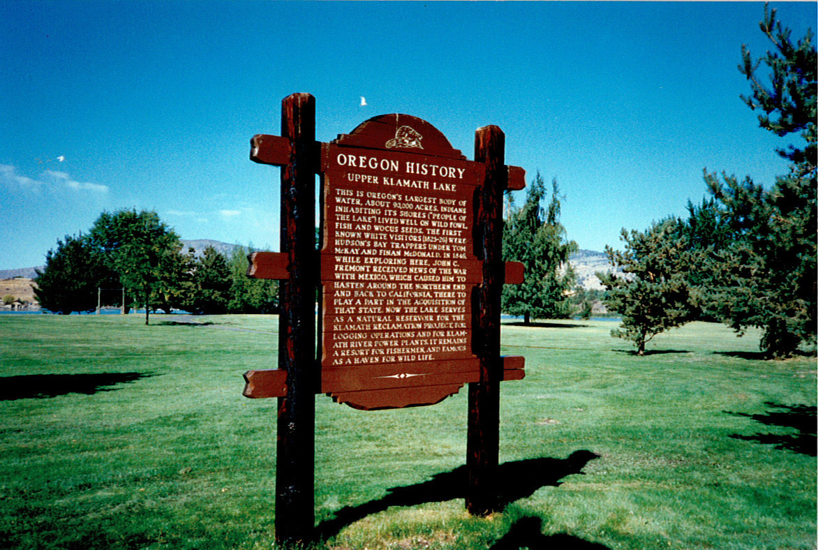 Upper Klamath Lake Oregon Travel Information Council