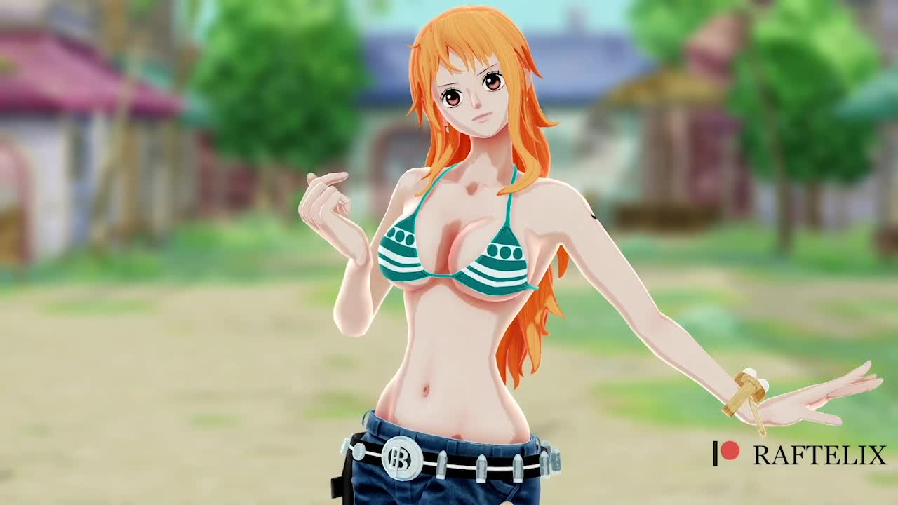 Nami [One Piece]【Summertime】｜エロMMDTube