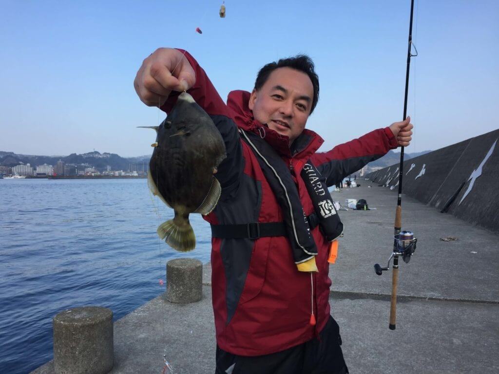 地元鹿児島錦江湾での堤防カワハギ釣り ORETSURI 俺釣