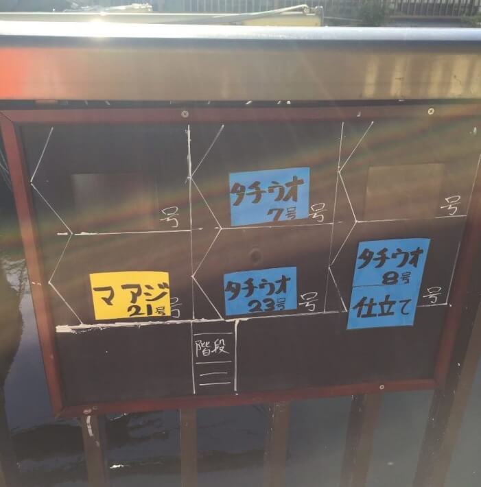 深川吉野家釣り物看板 ORETSURI｜俺釣