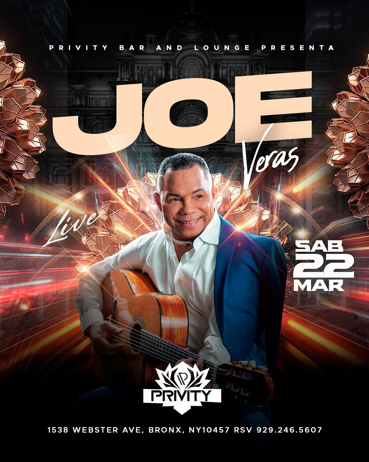 JOE VERAS Tickets BoletosExpress