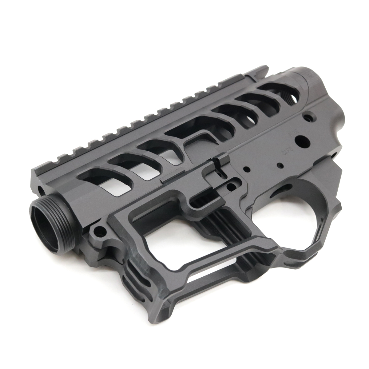 IRON AIRSOFT F1 Firearms UDR15 3G Style2 Skeletonizedタイプ レシーバー GHK用