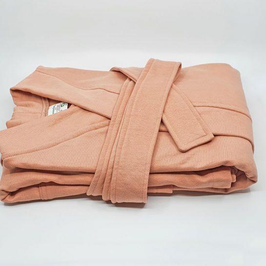 Organic Cotton Fleece Dressing Gown Australian Made Organature