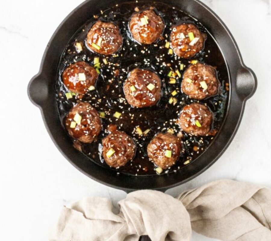 WHOLE30 SESAME GINGER MEATBALLS Organically Addison