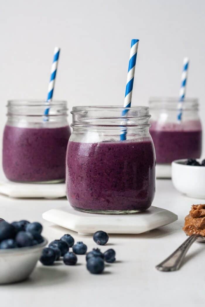 Low FODMAP Blueberry Smoothie (Whole30, Paleo) Organically Addison