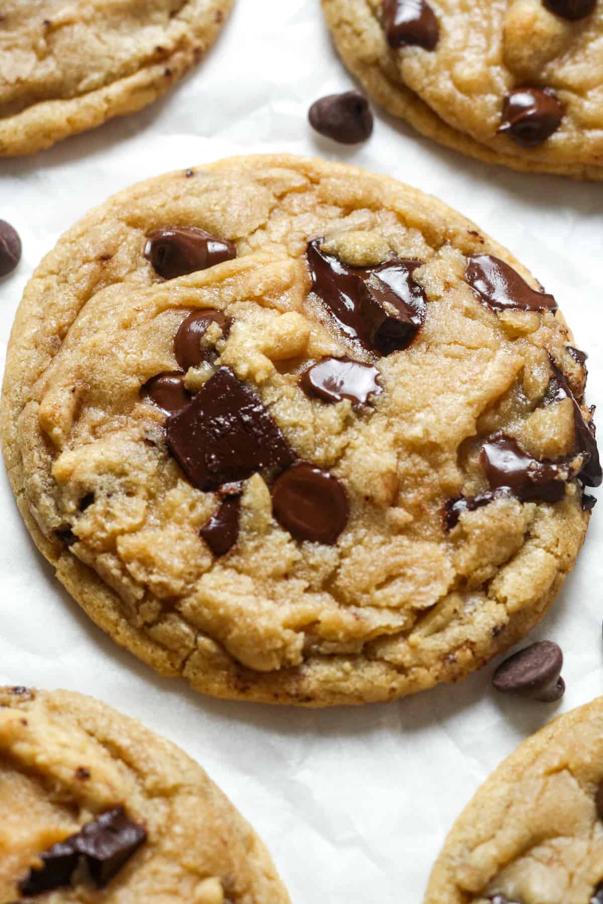 Gooey Chocolate Chip Cookies Organically Addison