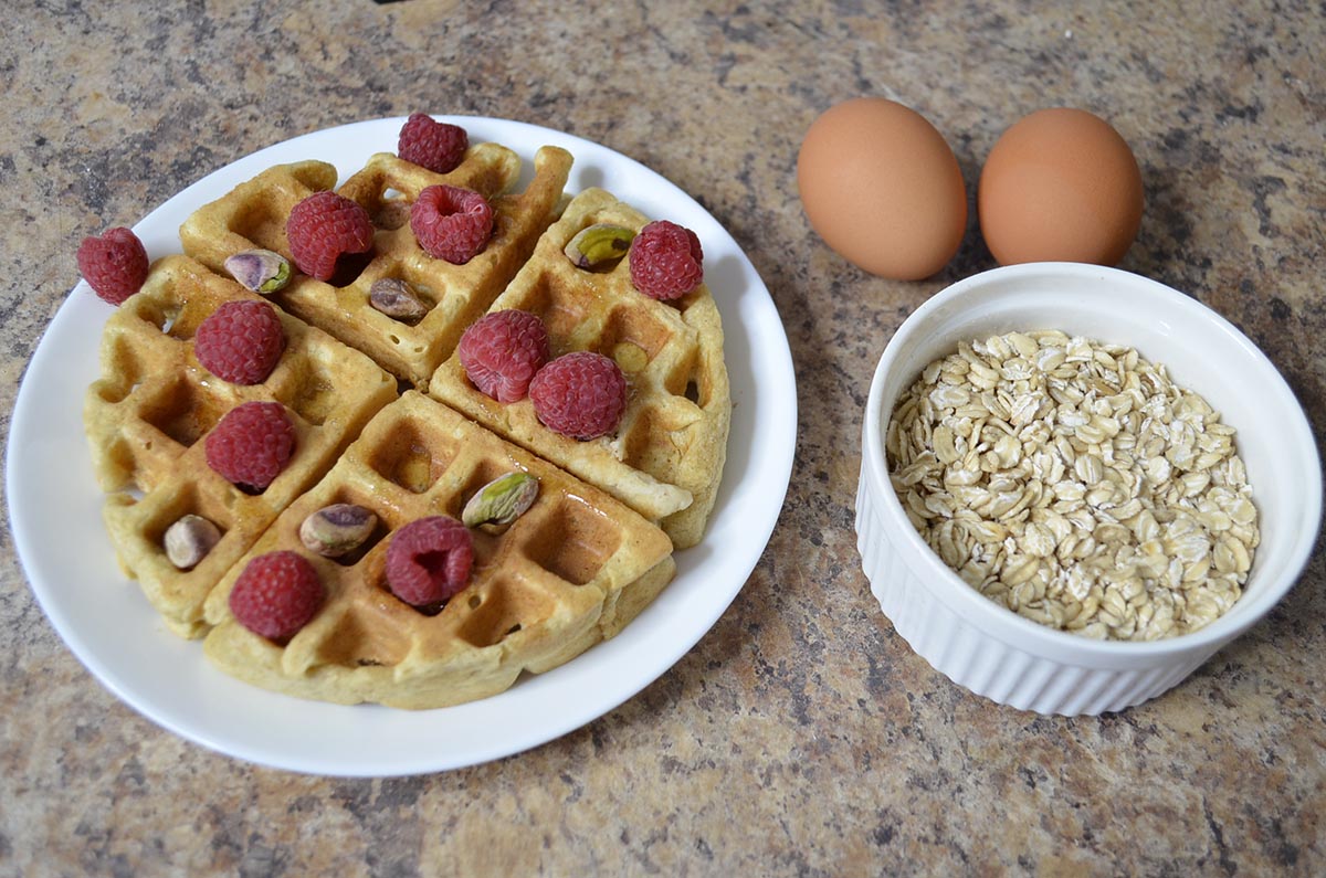 Oatmeal Waffles No Flour Organicbiomama