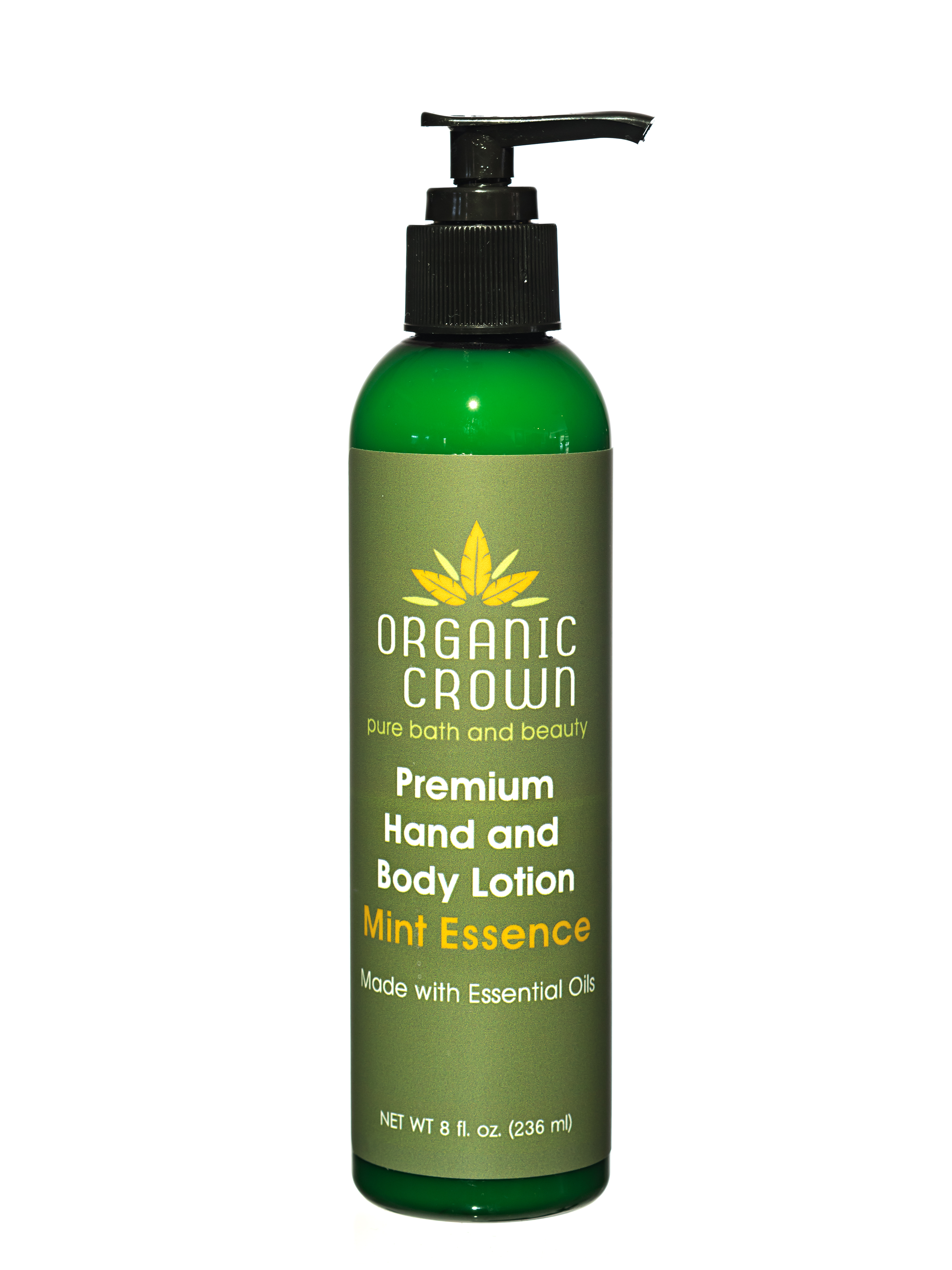 Mint Essence body lotion for dry skin care Organic Crown