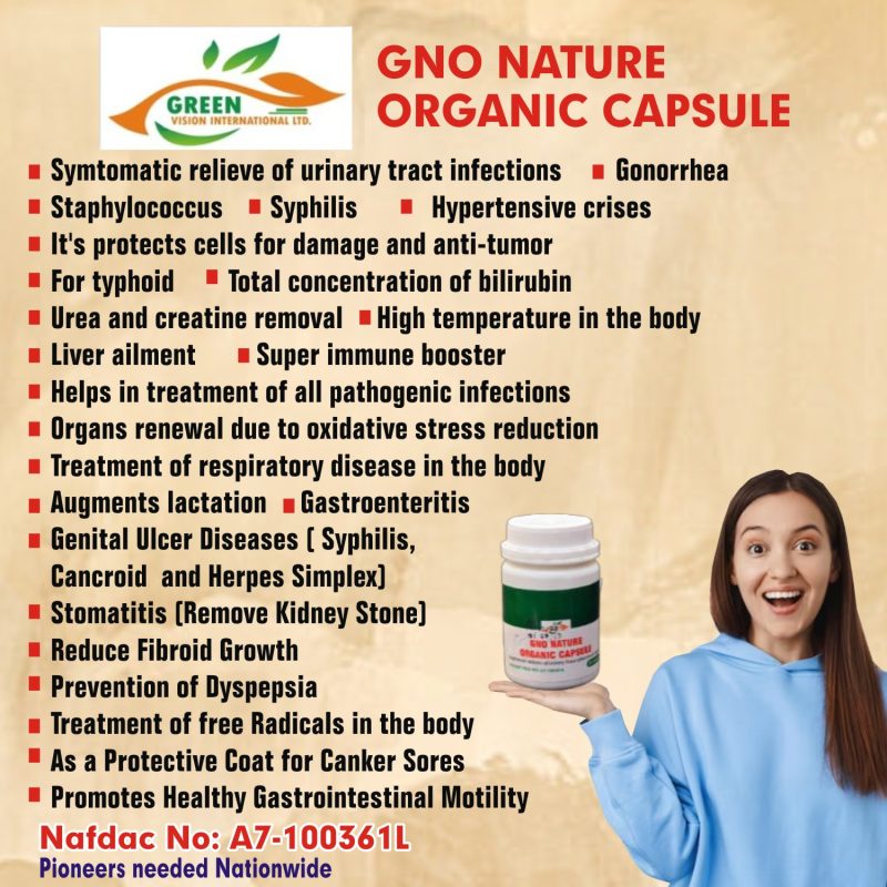 GNO Nature Organic Capsule Organic Health Solutions