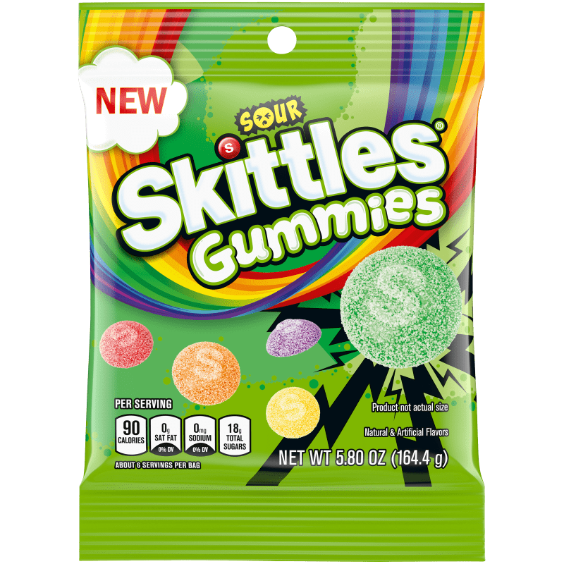 Infused Sour Skittles Gummies (600 Mg 1Pk) Organic Junkiez