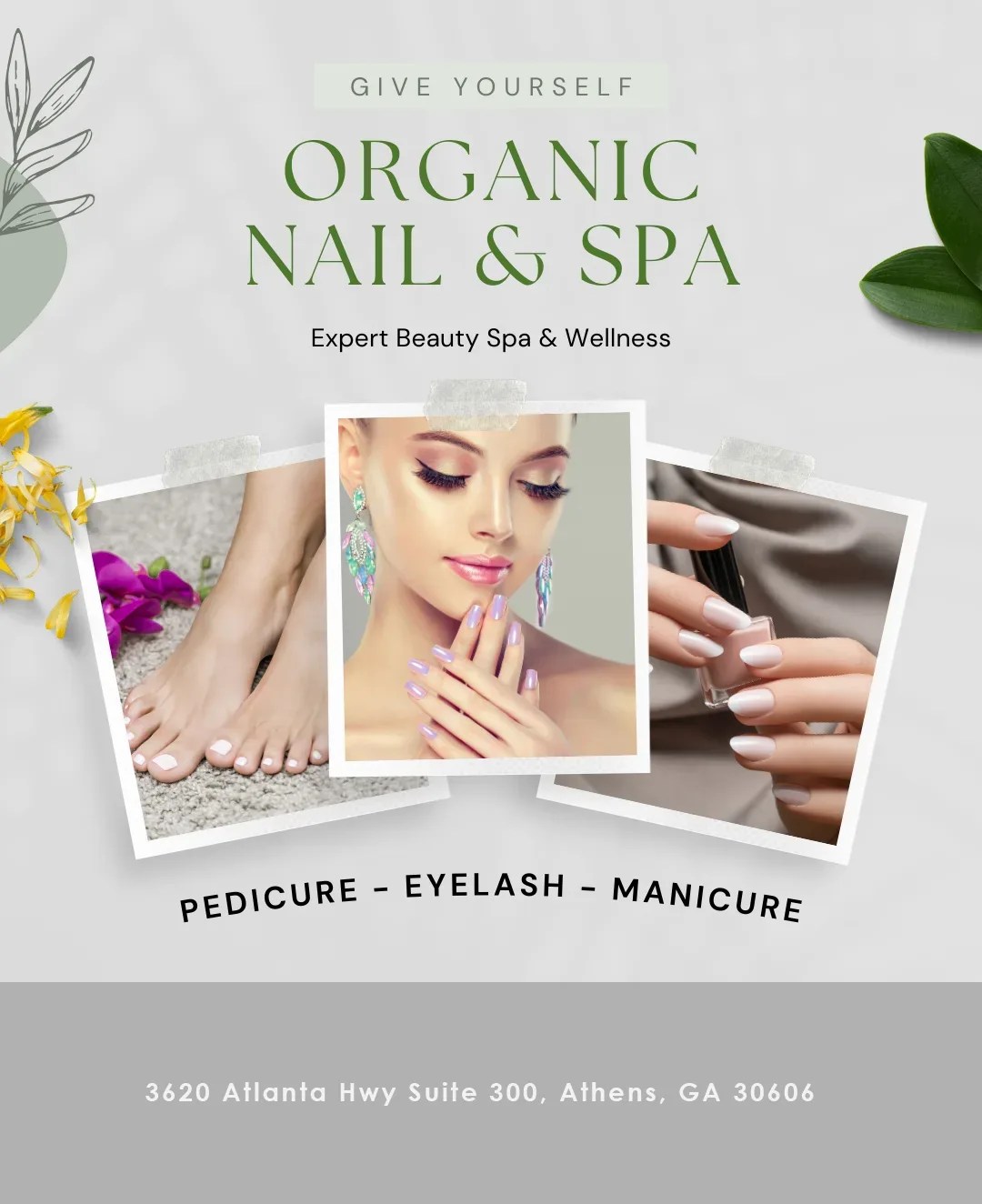 Nail Salon 30606 Organic Nail & Spa of Athens, GA 30606 Manicure