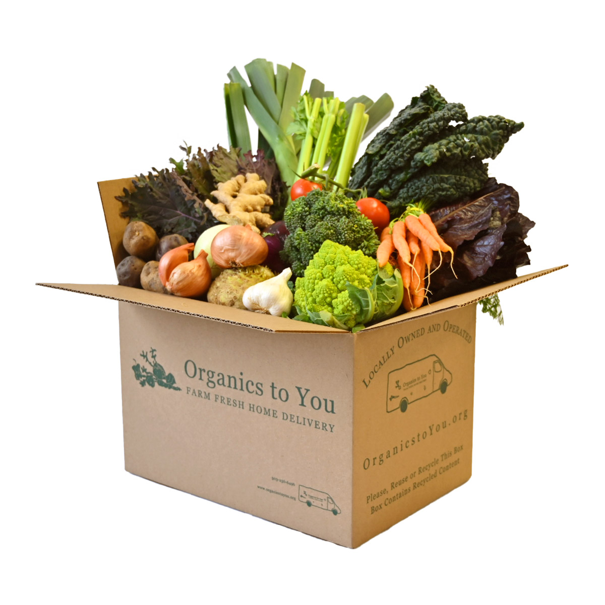 Organics to You Produce Bins