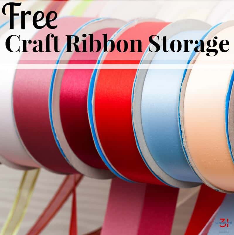Free Craft Ribbon Storage Organized 31