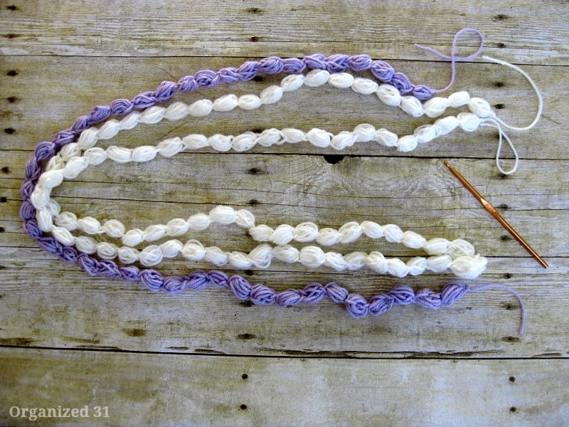 Crochet Yarn Lei