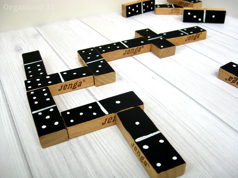 DIY Dominoes Organized 31