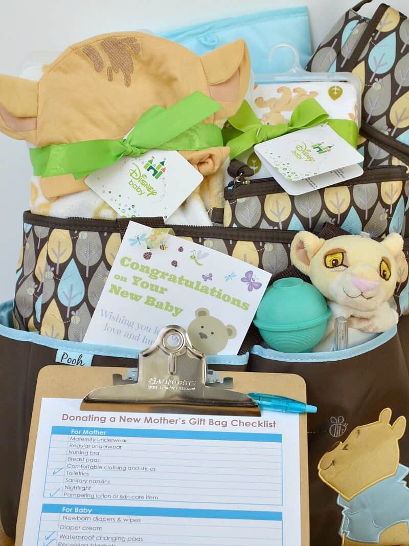 Donate a New Baby Gift Bag Checklist Organized 31