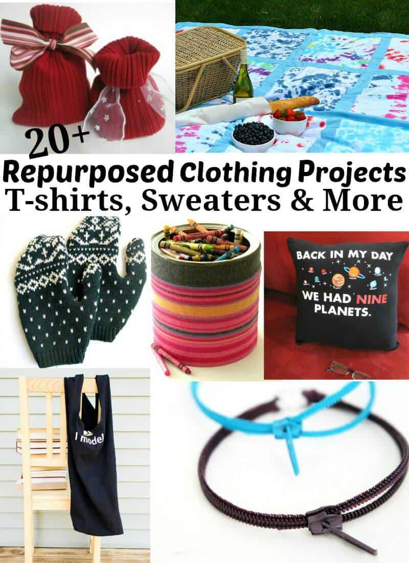 Repurposed Clothing Projects Tshirts, Sweaters & More Organized 31