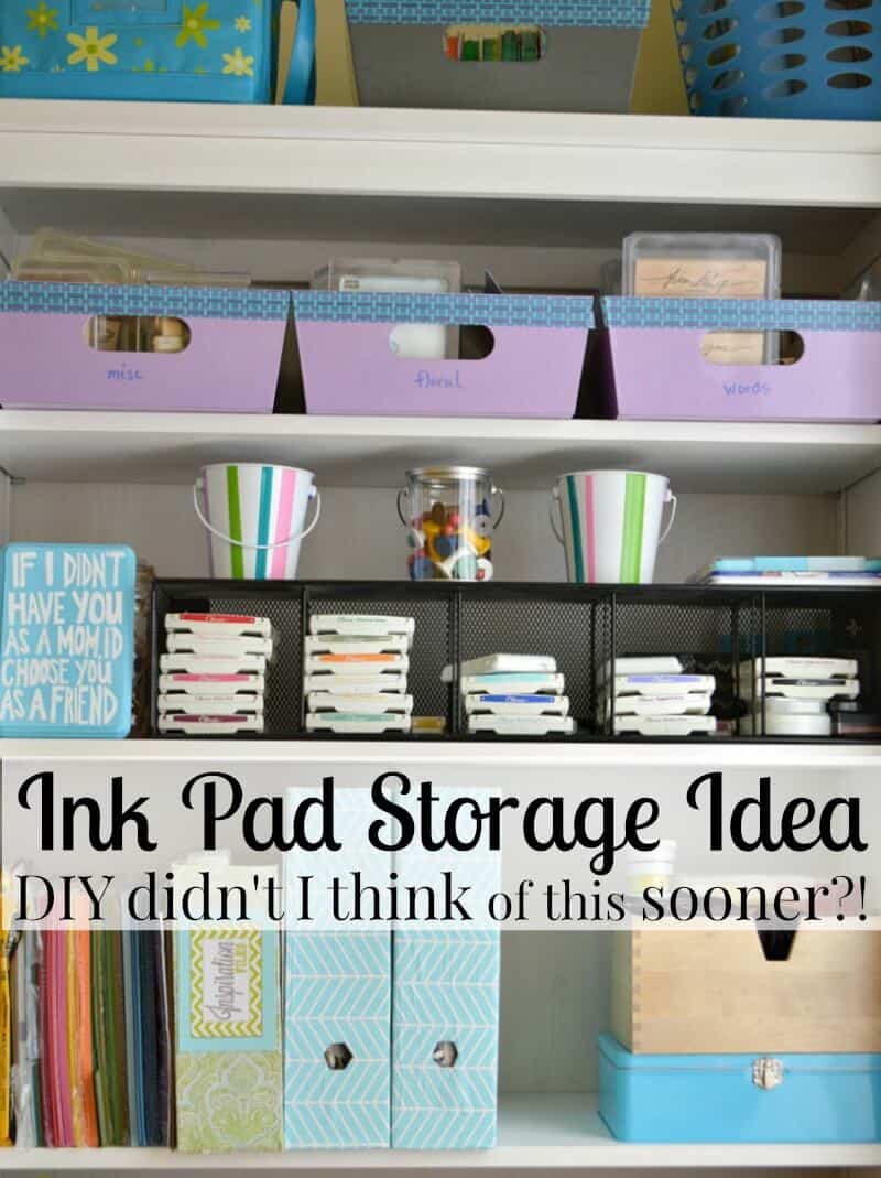Ink Pad Storage Idea Organized 31