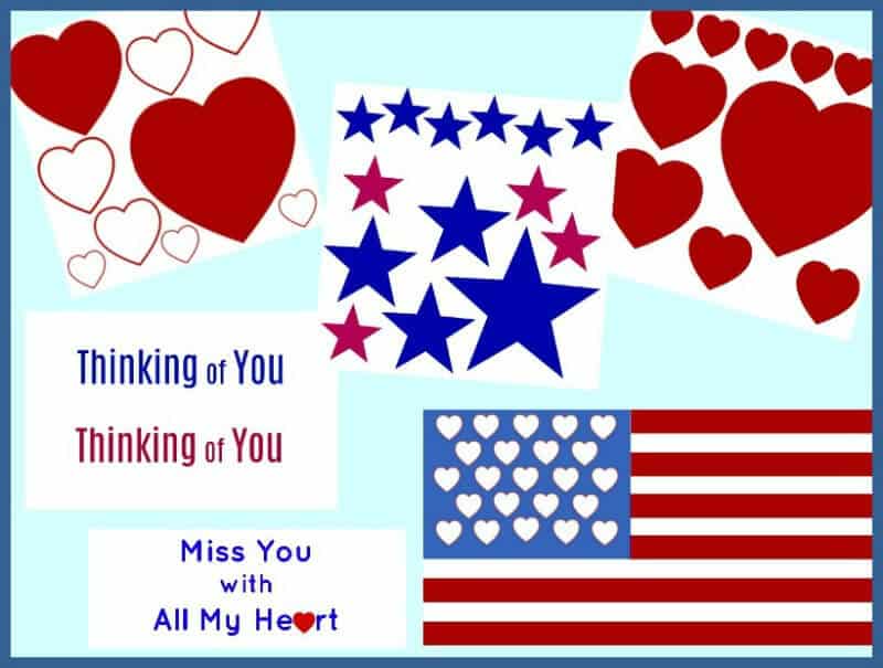 Cards to Support Our Troops Free Printable Organized 31