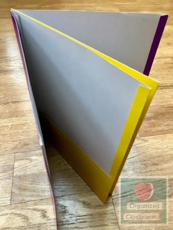 Make Your Own MultiPocket Writing Folders! Organized Classroom
