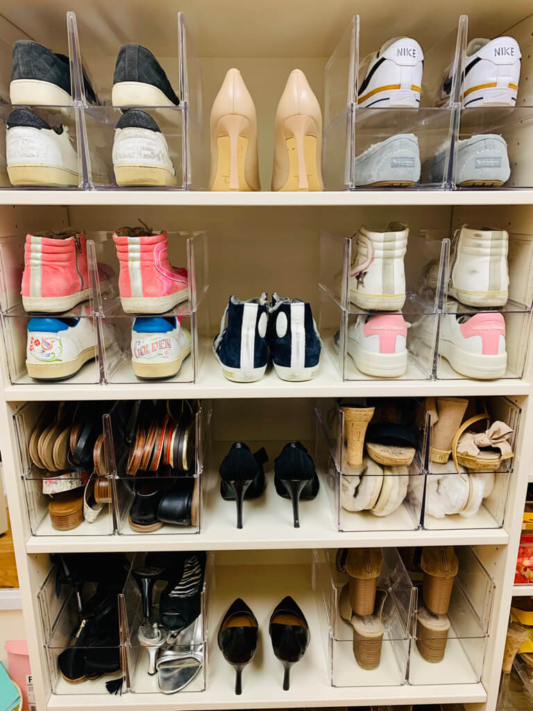How To Organize Shoes In Closet Before After