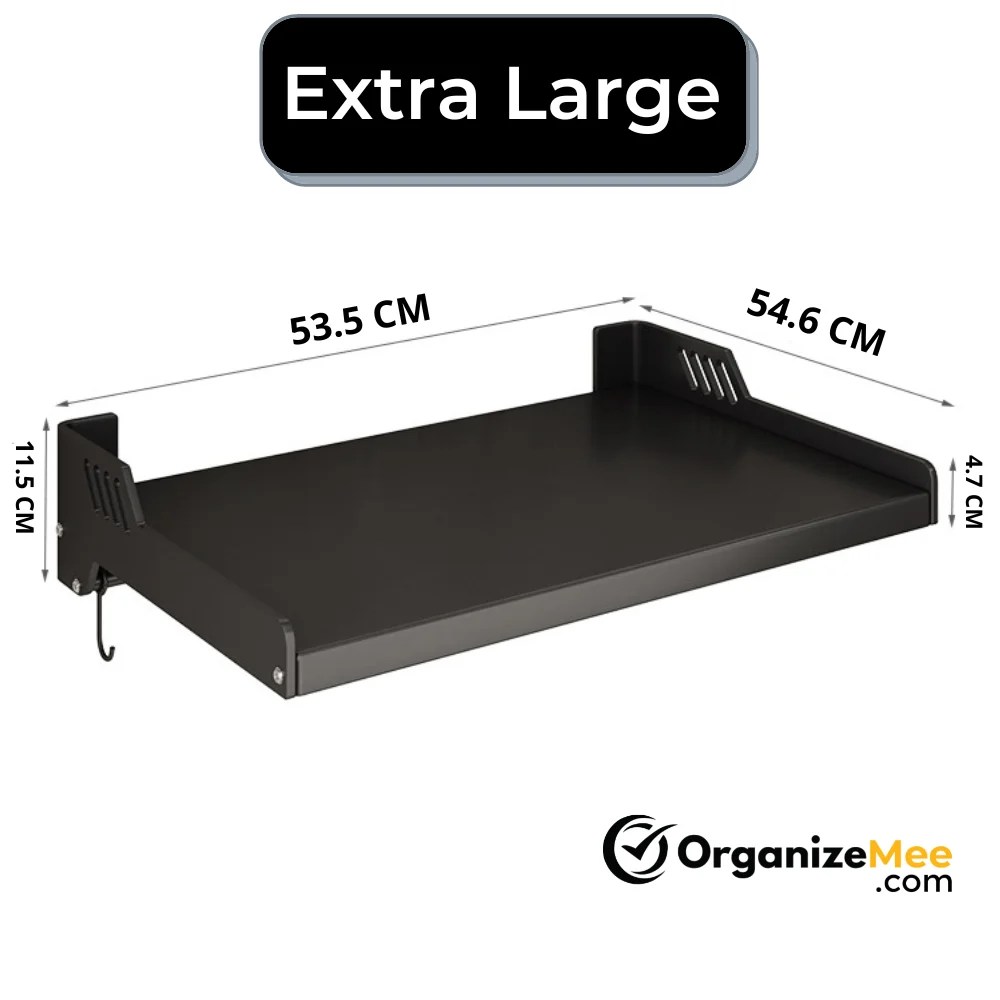 OrganizeMee Extra Large Microwave Wall Shelf rack for Kitchen from 25