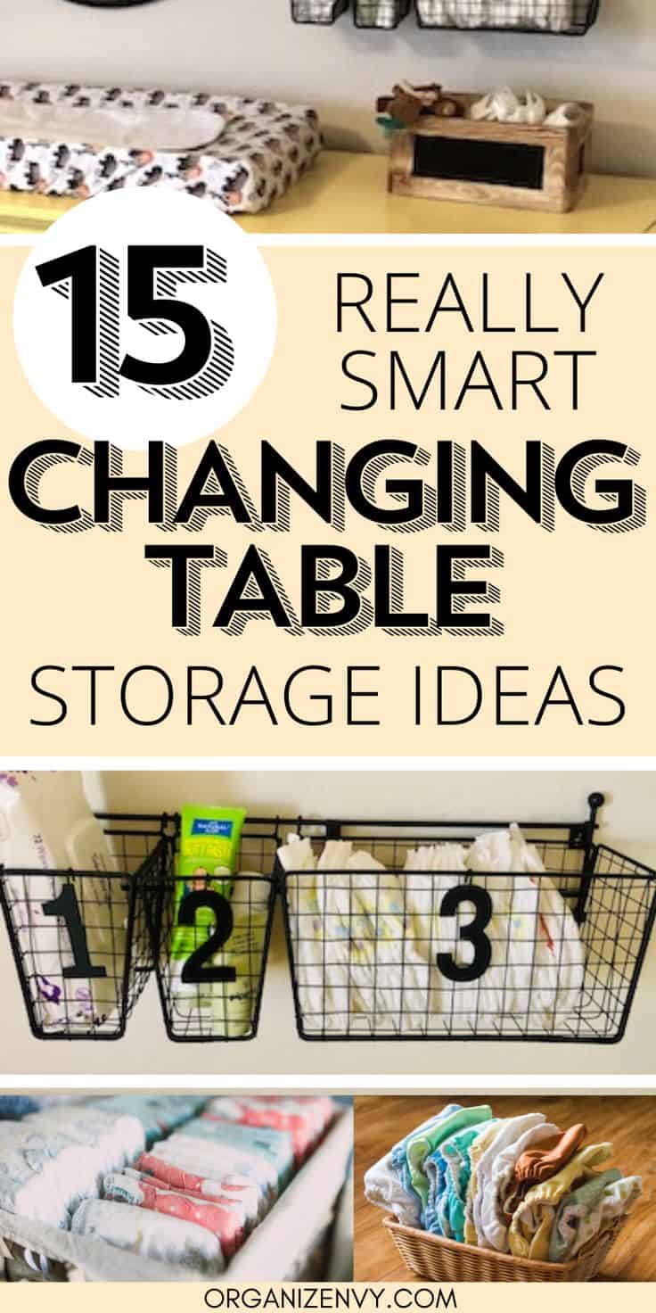 15 Changing Table Storage Ideas for a Perfect Nursery