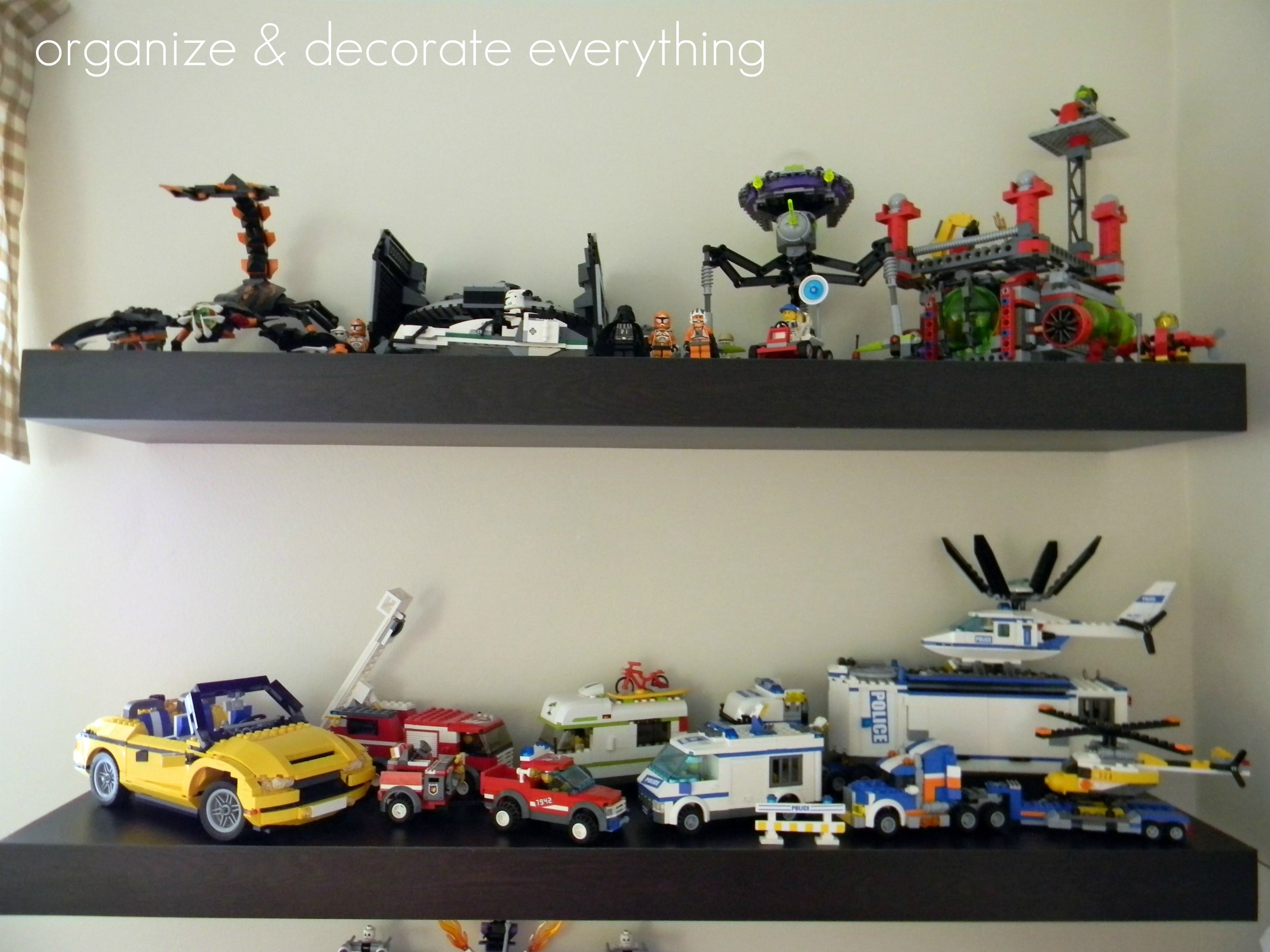 Shelves for Legos Organize and Decorate Everything
