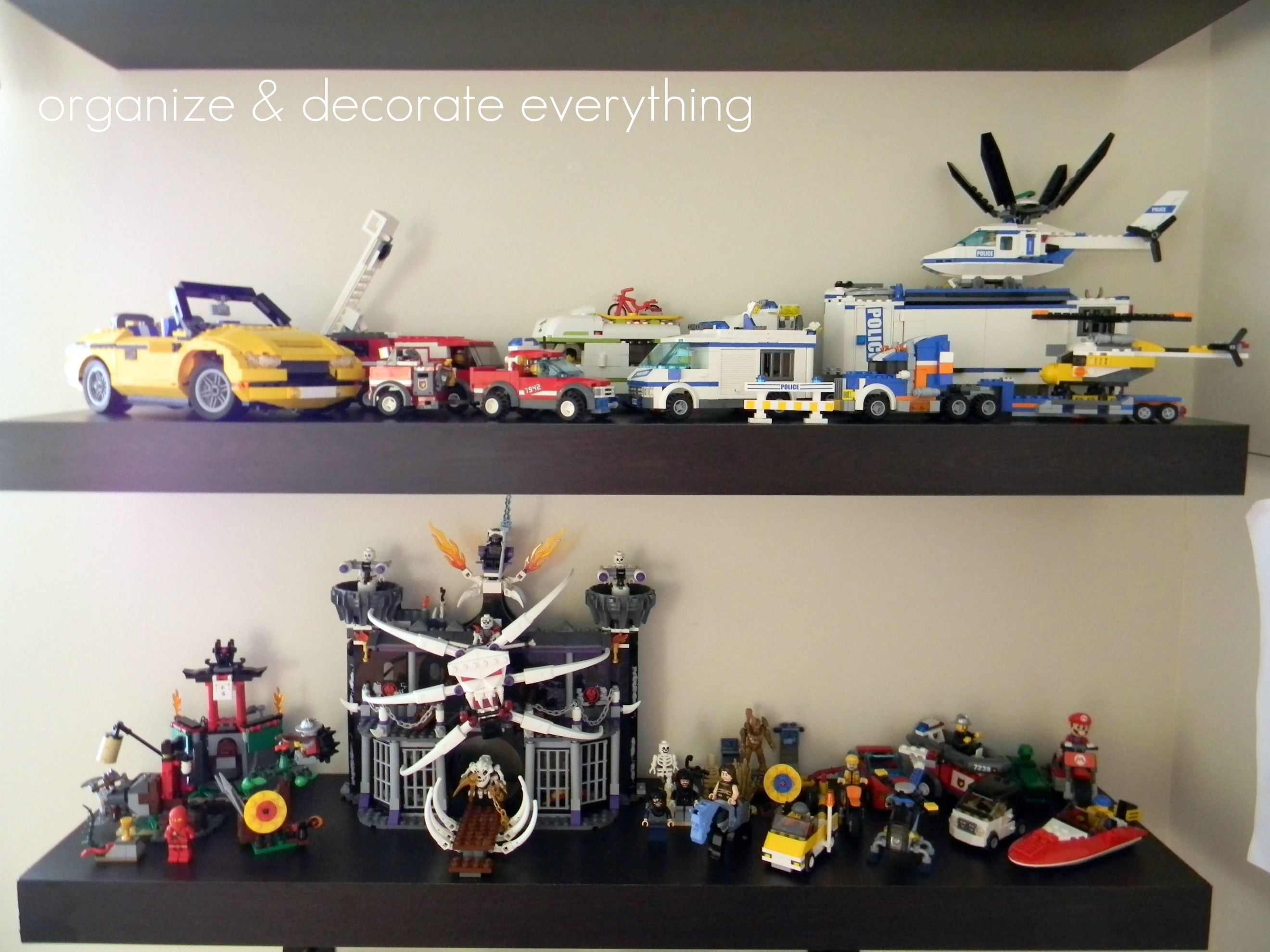 Shelves for Legos Organize and Decorate Everything