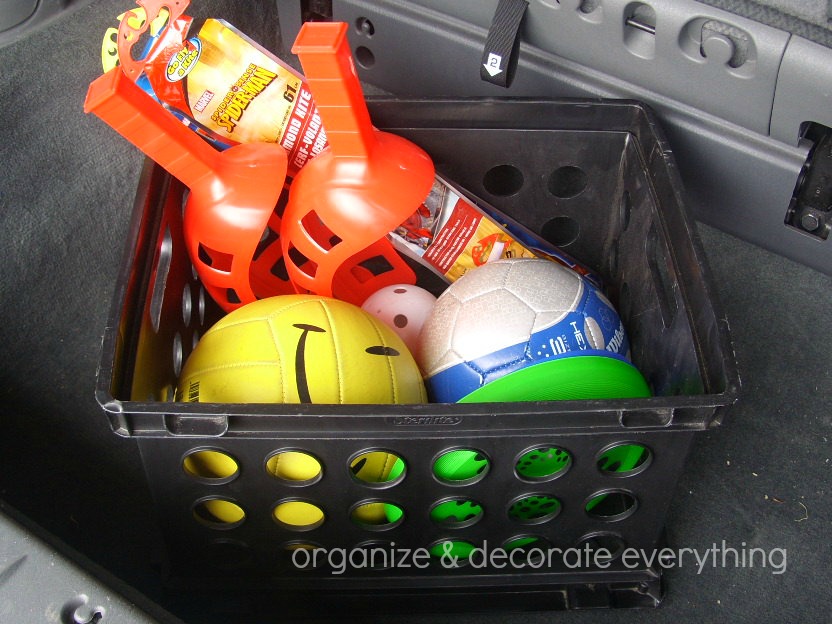Organizing the Trunk Organize and Decorate Everything