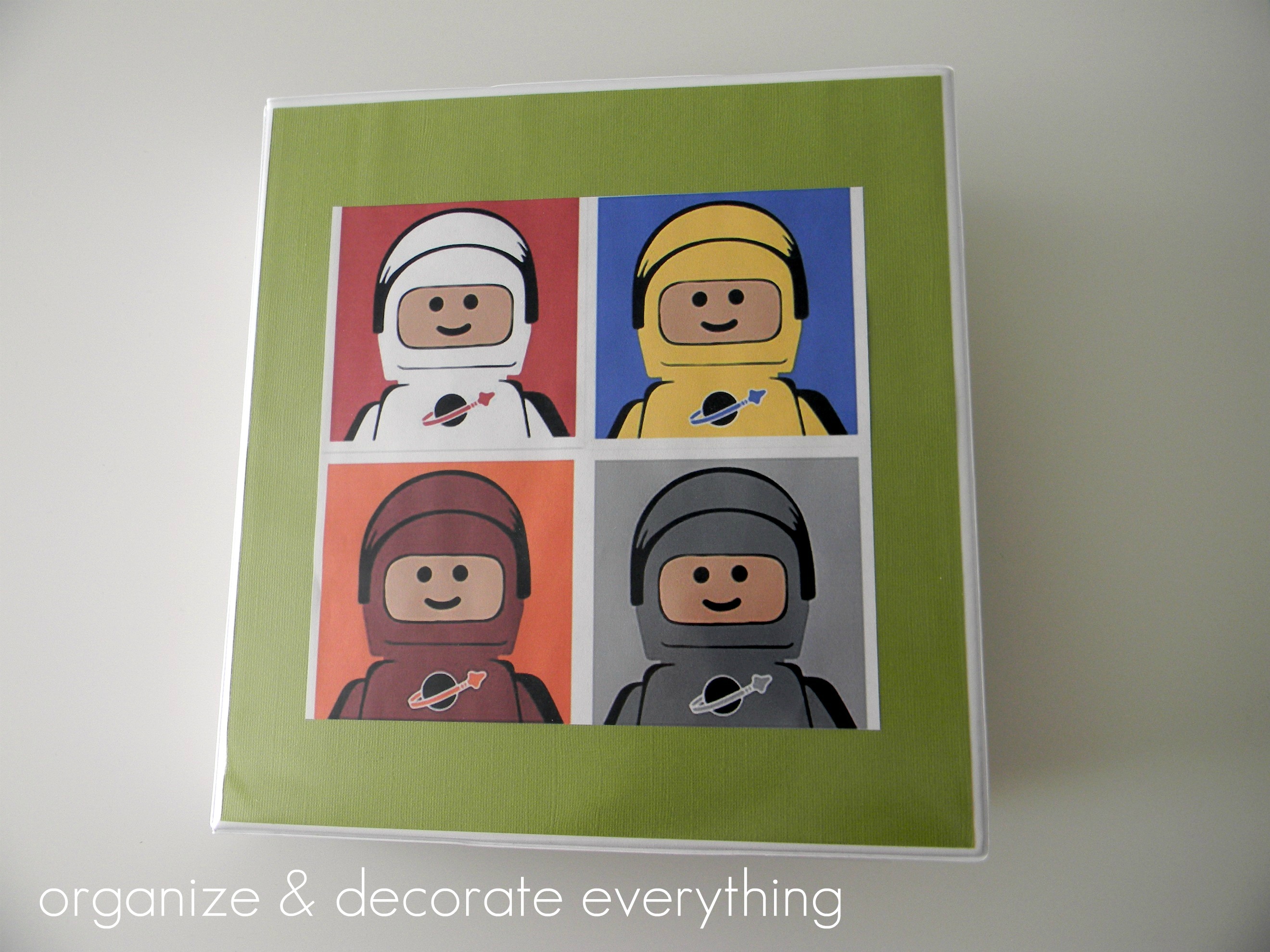 LEGO Binder Printable Organize and Decorate Everything