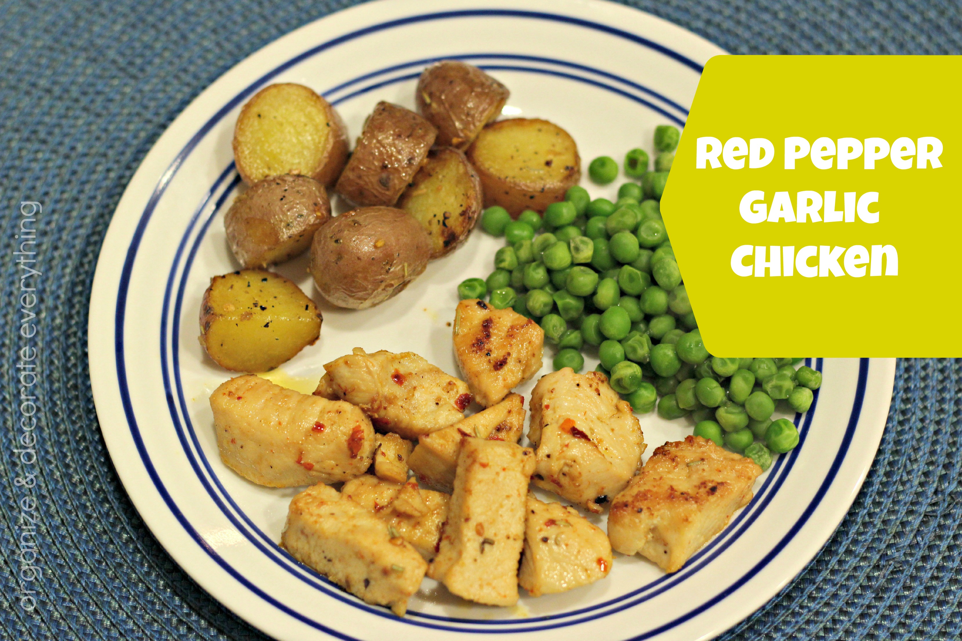 Red Pepper Garlic Chicken Organize and Decorate Everything