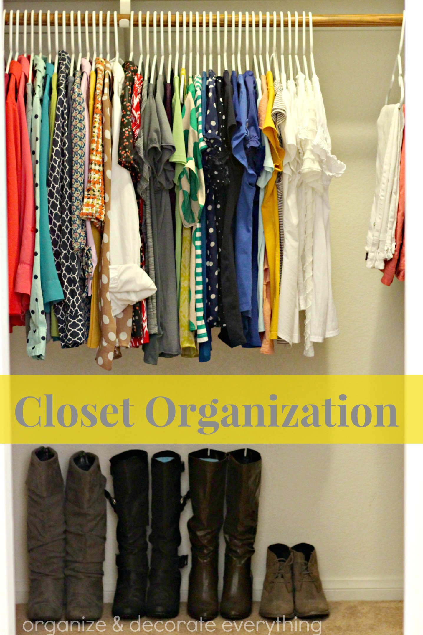 Master Closet Organization Organize and Decorate Everything