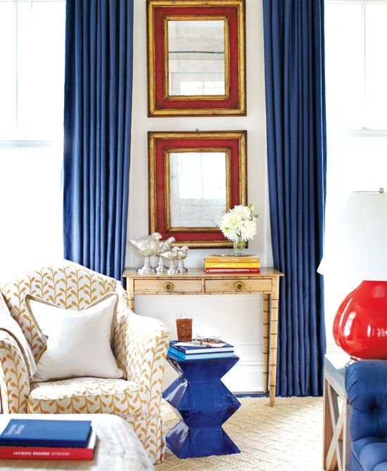 Decorating with Red, White and Blue Organize and