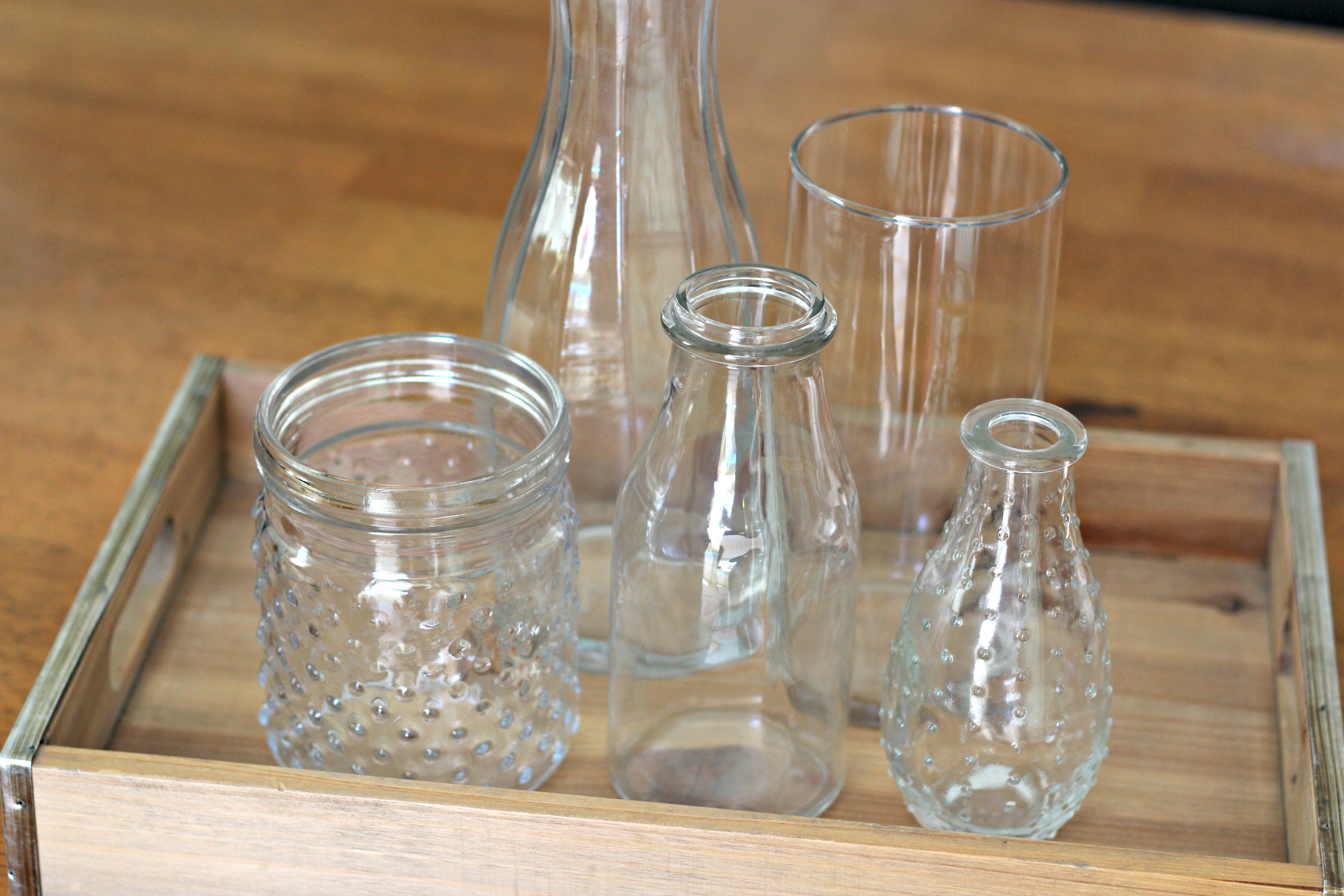 Centerpiece glass containers Organize and Decorate Everything