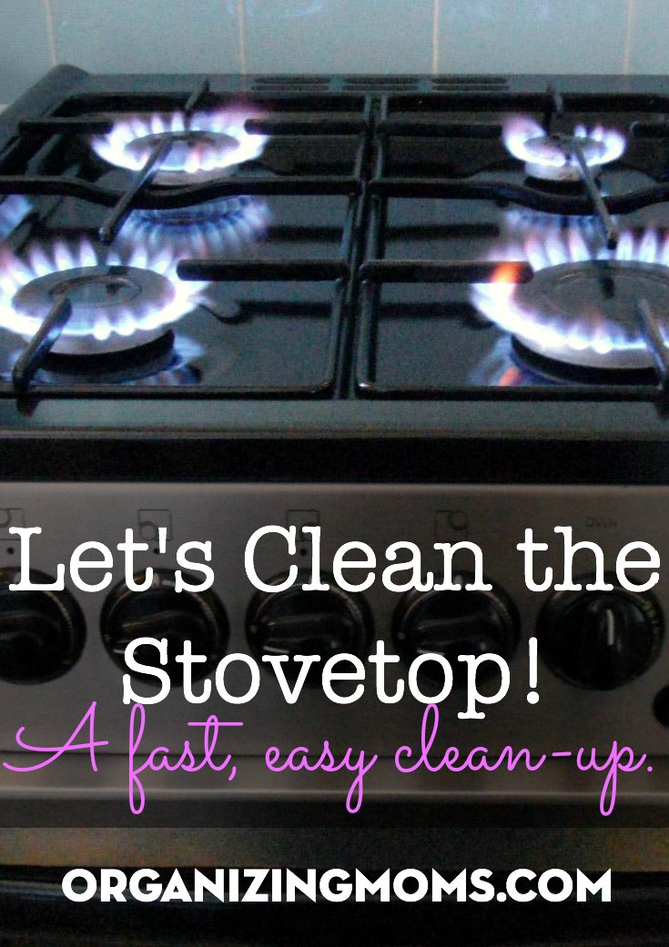 Clean Your Stovetop Spring Cleaning for Busy Moms Organizing Moms