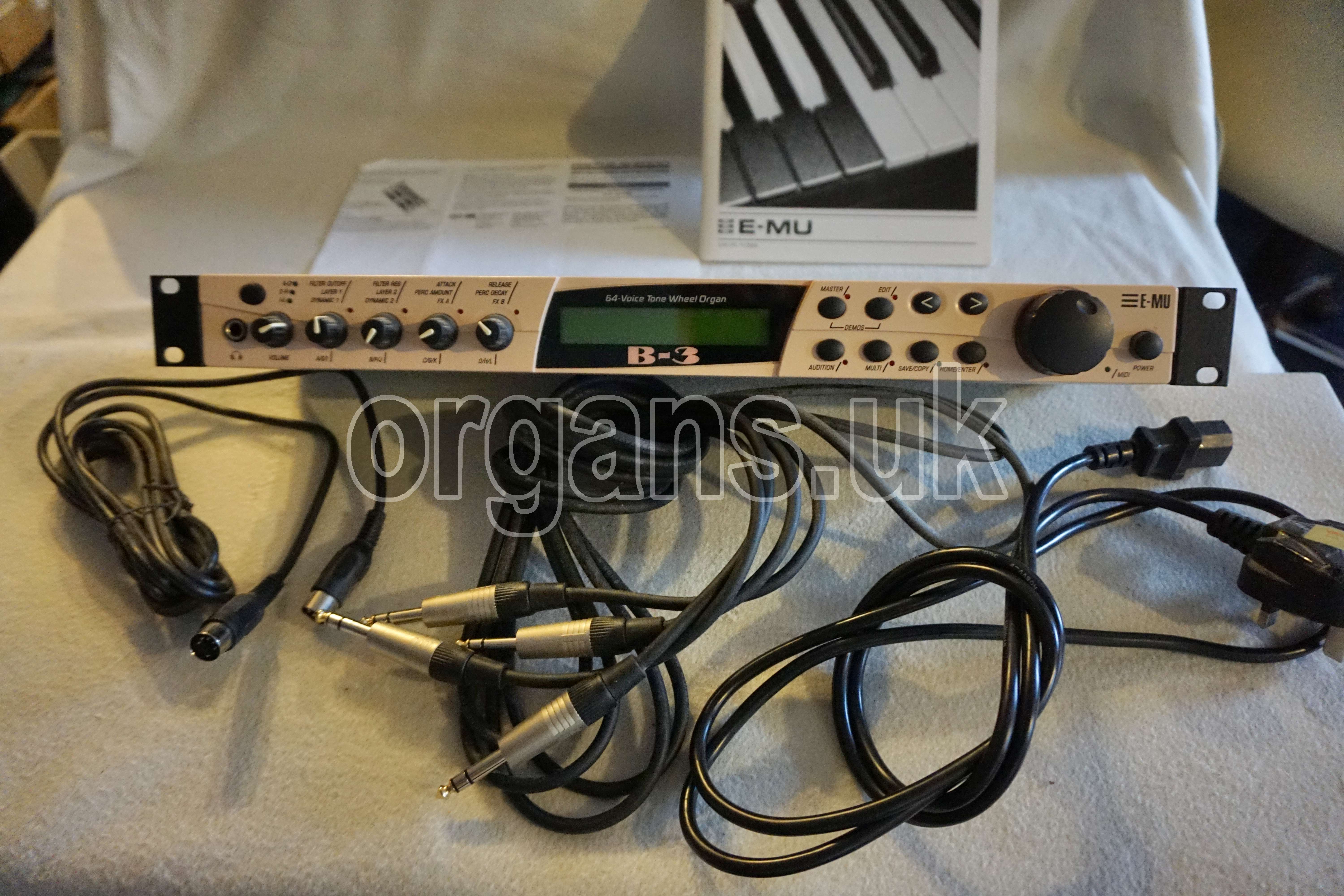 Two EMU Sound Modules in One! B3 Organ AND Proteus 2000 Synth