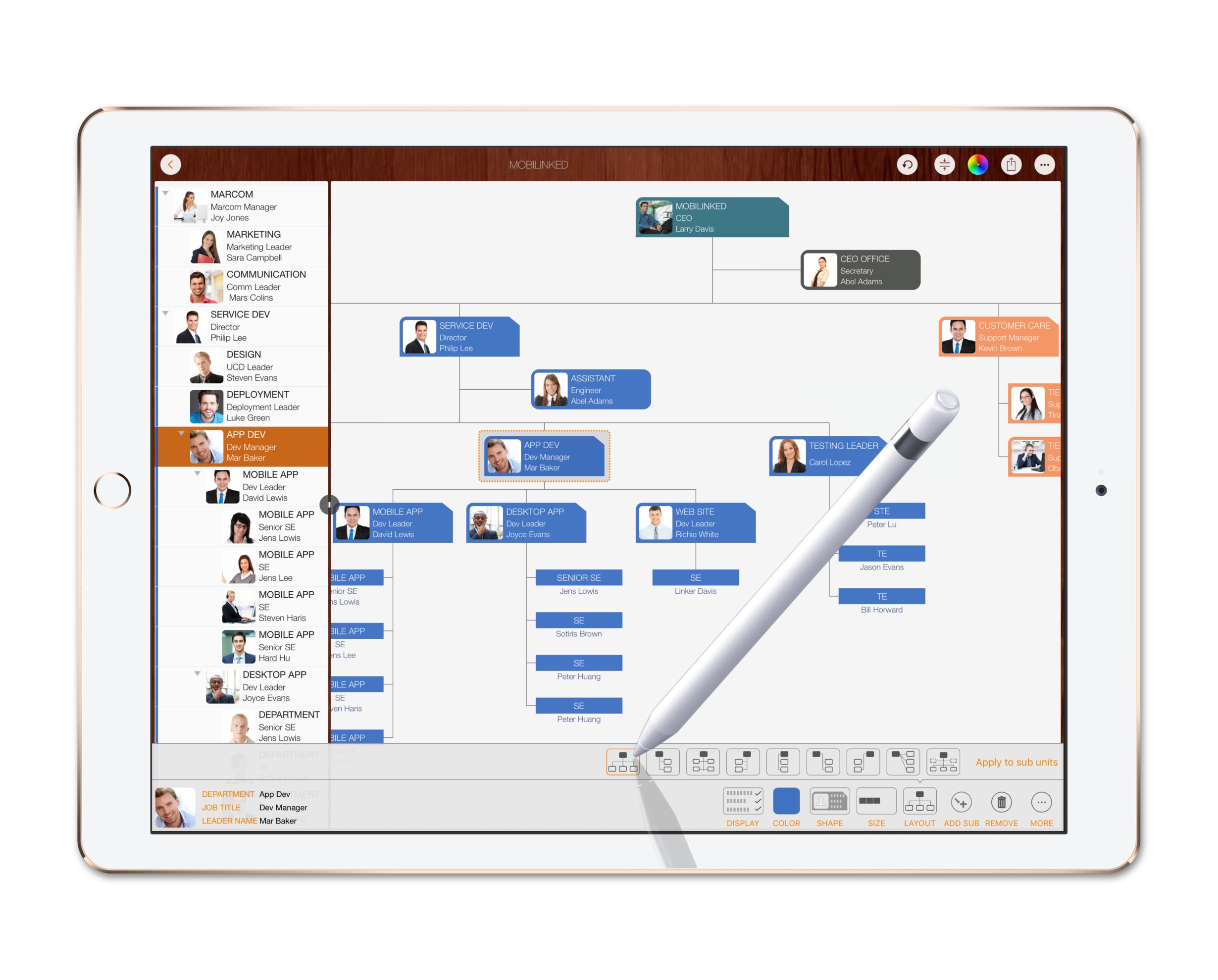 OrgChart Simplify the creation of organizational charts for projects