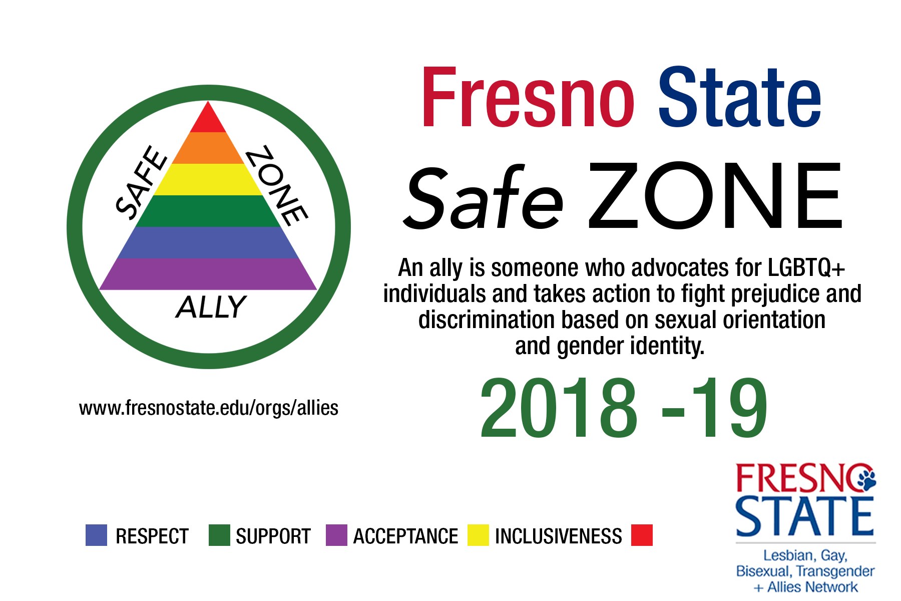 Safe Zone Training Fresno State LGBTQ+Allies