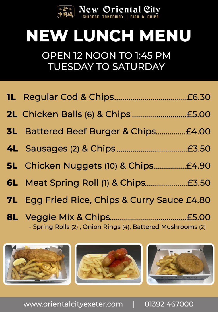 New Oriental City Chinese Takeaway Fish & Chips