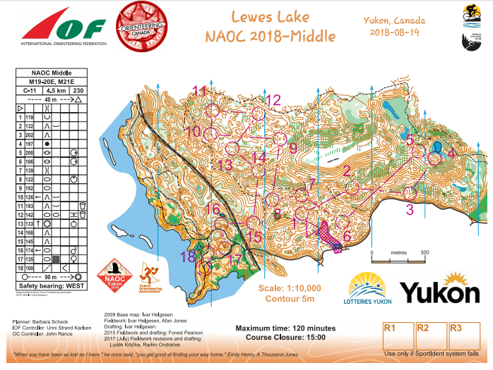 Results, photos and maps from the North American Orienteering