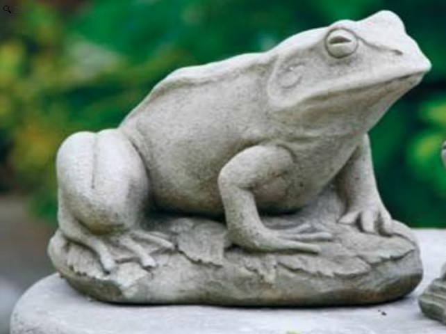 Frosch Auf Stein Sitzend Orientspirits Mystisches Ambiente