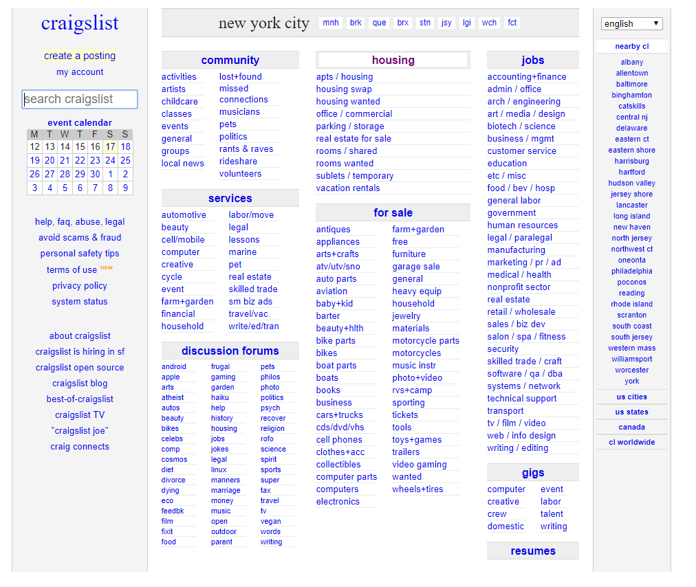 Craigslist Vs. Disrupting the Online Classifieds Market