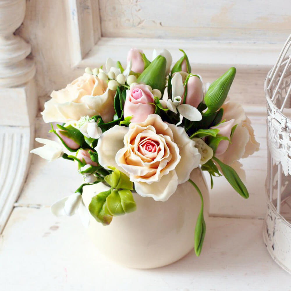 Housewarming Gift Idea Handmade Flowers With Love Oriflowers