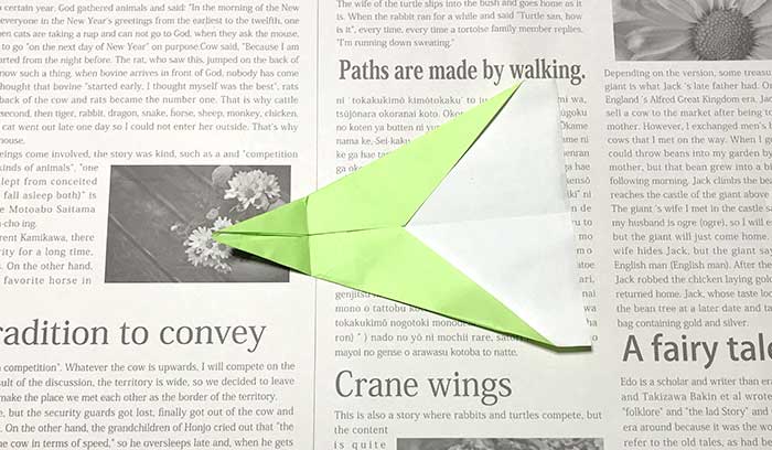 簡単でよく飛ぶ紙ヒコーキの折り方Part3