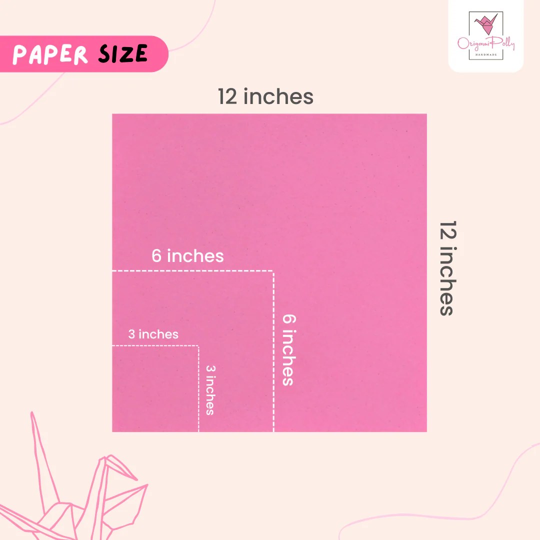 What Size Paper is Best for Making Origami Cranes? – Origamipolly