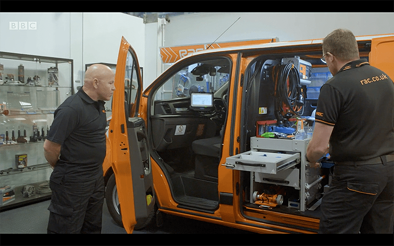 BBC Roadside Assistance Show Features Charge Pod with the RAC