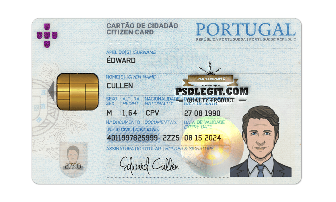 Portuguese ID Card Original documents Services
