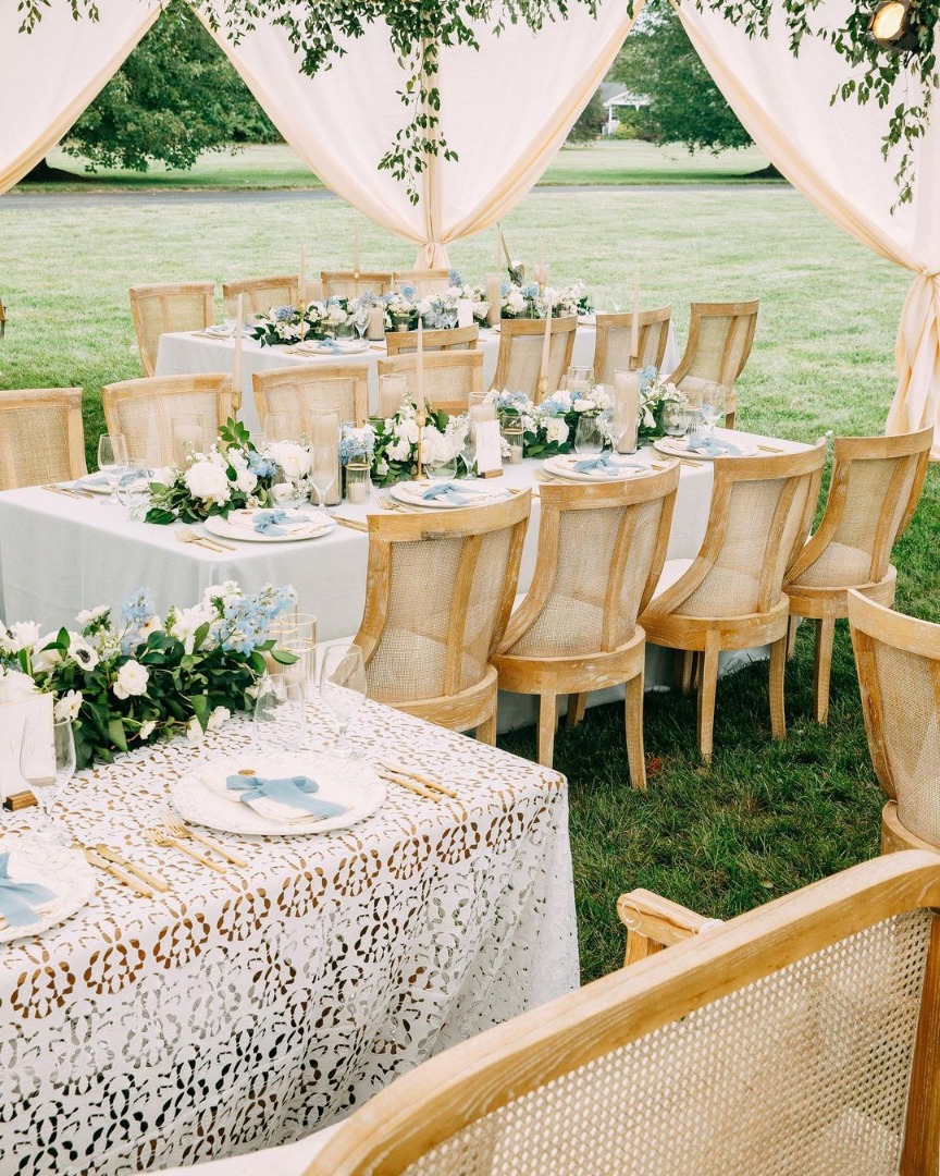 Dining Chair Chloe Rattan + Linen The Original Event Company